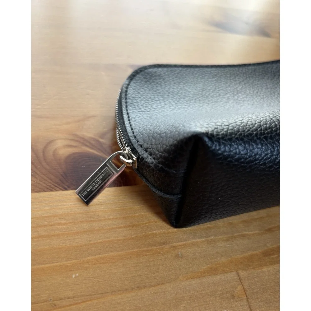 THE WHITE COMPANY London British Airways Exclusive Black‎ Travel Toiletry Bag 7